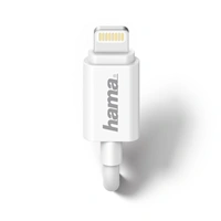Hama nabjeka do vozidla s kabelem, Apple Lightning, MFI, 1 A, bl