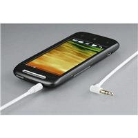 Hama audio kabel jack 3,5 mm 90 st., 0,5 m, opleten, bl