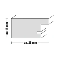 Hama rámeček plastový CHALET, hnědá, 10x15 cm