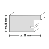 Hama rmeek plastov CHALET, taupe, 13x18 cm