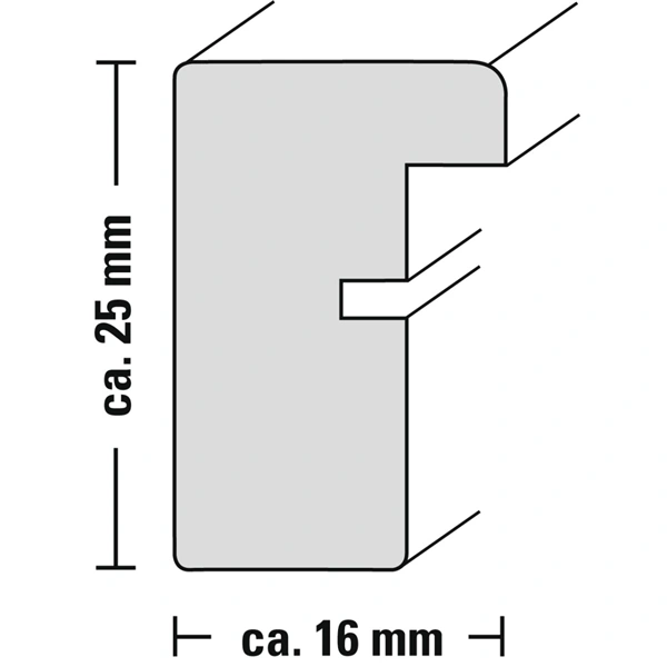 Hama rámeček plastový RIO, bílá, 20x30 cm