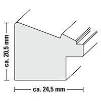 Hama rámeček plastový COZY, mátová, 15x20 cm