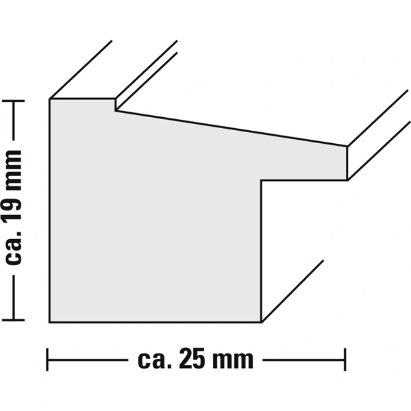 Hama rámeček plastový SIERRA, ořech, 15x20 cm