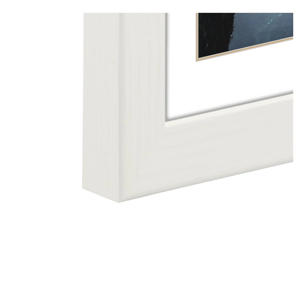 Hama rámeček dřevěný OSLO, bílá, 10x15 cm