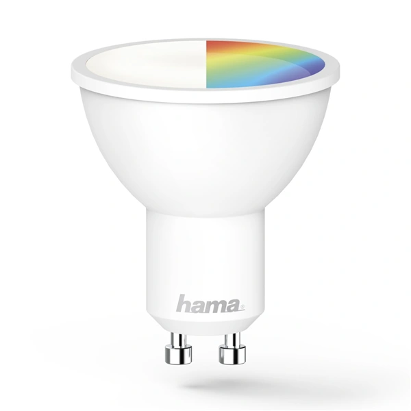 Hama SMART WiFi LED žárovka, GU10, 5,5 W, RGBW, stmívatelná NAHRADA 176598