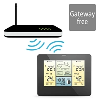 Hama SMART WiFi meteostanice, bezdrtov senzor, mobiln aplikace, sov napjen