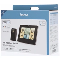 Hama SMART WiFi meteostanice, bezdrtov senzor, mobiln aplikace, sov napjen
