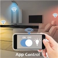 Hama SMART WiFi LED rovka, E27, 7 W,  stmvateln