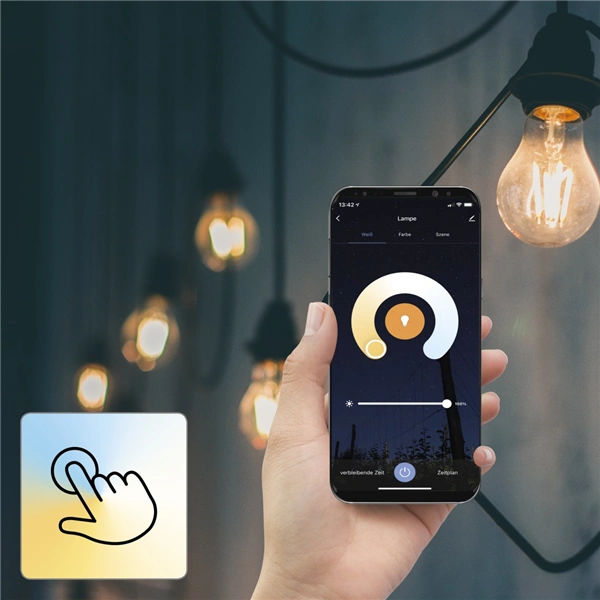 Hama SMART WiFi LED žárovka, E27, 7 W,  stmívatelná