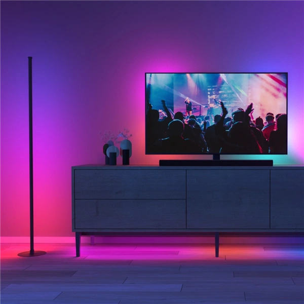 Hama SMART stojací rohová RGB LED lampa s hudebním senzorem, 153 cm