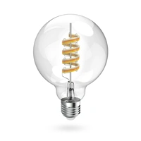 Hama SMART WiFi LED žárovka, Matter, E27, G95 Filament, koule, RGBW, stmívatelná, aplikace