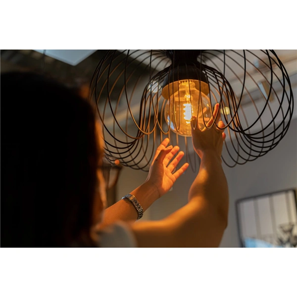 Hama SMART WiFi LED žárovka, Matter, E27, G95 Filament, koule, RGBW, stmívatelná, aplikace