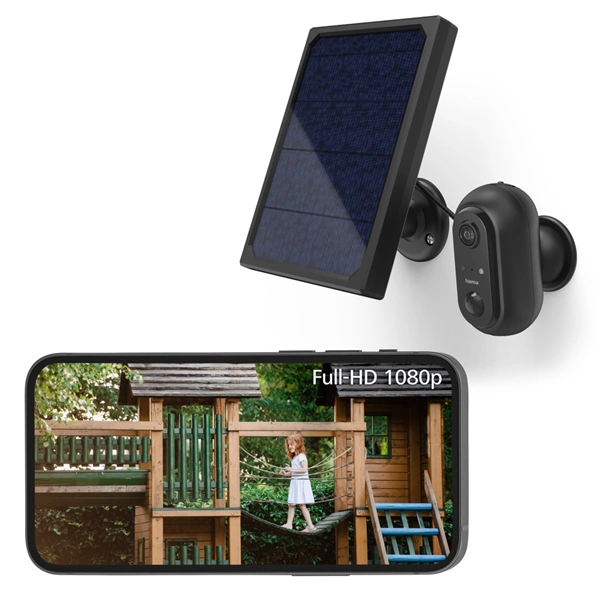 Hama Smart venkovní WiFi kamera, solární napájení, noční vidění
