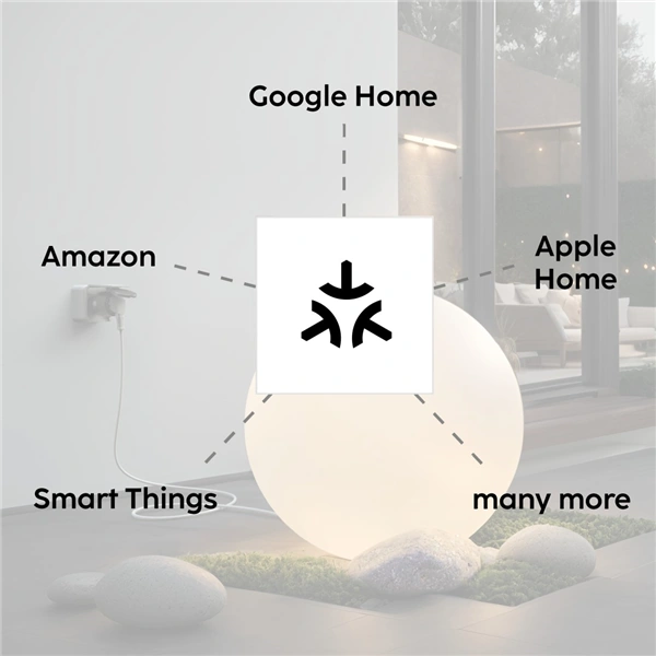 Hama SMART WiFi venkovní zásuvka, Matter, IP44