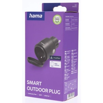 Hama SMART WiFi venkovní zásuvka, Matter, IP44