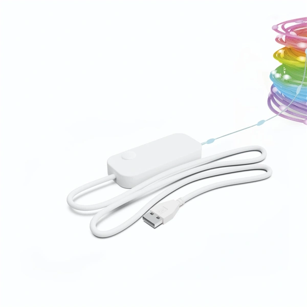 Hama SMART WiFi světelný řetěz, 100 LED, venkovní/vnitřní použití, nastavení barev, stmívání, 10 m