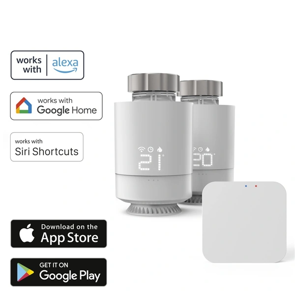 Hama SMART set pro regulaci vytápění, centrála + 2 hlavice