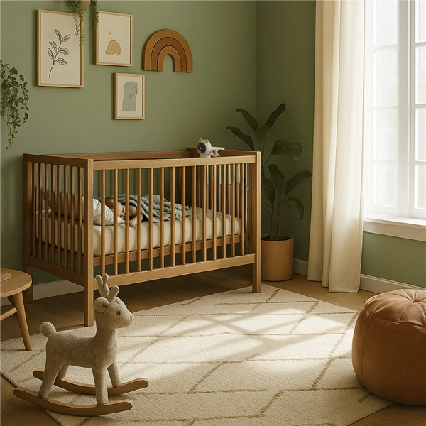 Hama Smart WiFi kamera/chůvička, noční lampička, teploměr, držák na postýlku