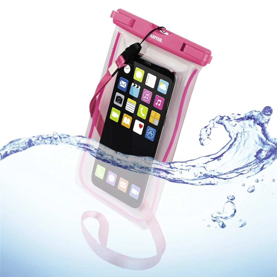 Hama Playa, outdoorové pouzdro na mobil, velikost XXL, růžové