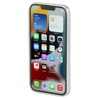 Hama Clear&Chrome, kryt pro Apple iPhone 13 Pro, recyklovan materil, stbrn