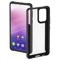 Hama Metallic Frame, kryt pro Samsung Galaxy A53 5G, průhledný/černý