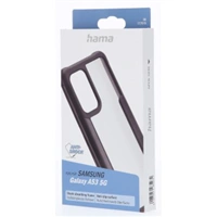 Hama Metallic Frame, kryt pro Samsung Galaxy A53 5G, prhledn/ern