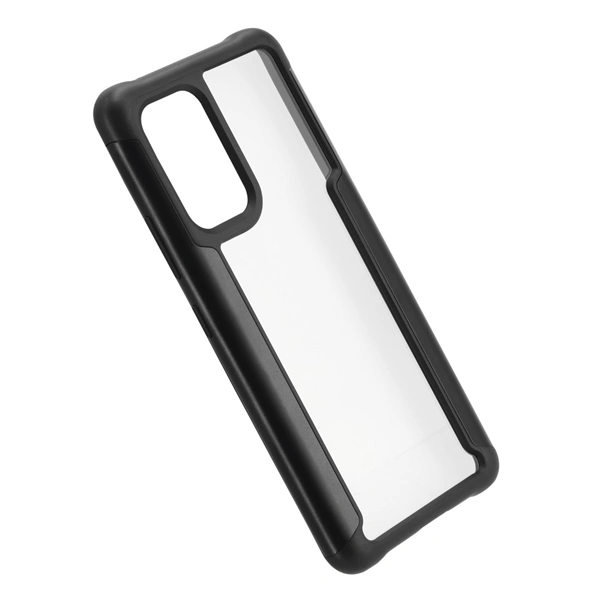 Hama Metallic Frame, kryt pro Samsung Galaxy A53 5G, průhledný/černý