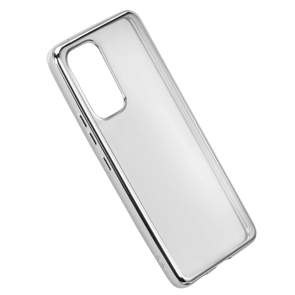 Hama Clear&Chrome, kryt pro Samsung Galaxy A53 5G, recyklovaný materiál, stříbrný