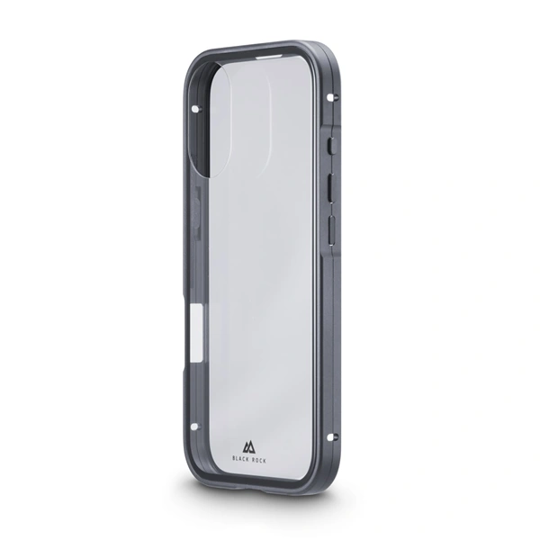 Black Rock 360° Glass, kryt pro Apple iPhone 17, skleněný, přední + zadní díl, průhledný/černý