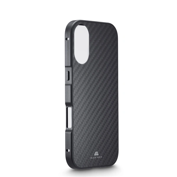 Black Rock 360° Glass, kryt pro Apple iPhone 17, skleněný, přední + zadní díl, karbonová úprava