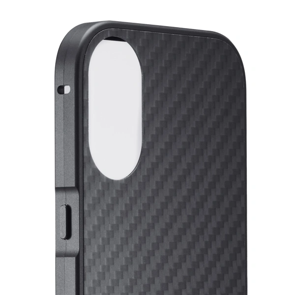 Black Rock 360° Glass, kryt pro Apple iPhone 17, skleněný, přední + zadní díl, karbonová úprava