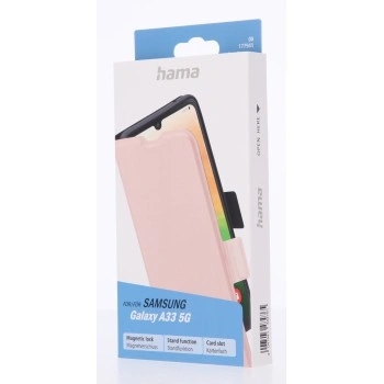 Hama Single 2.0, pouzdro-knížka pro Samsung Galaxy A33 5G, růžové