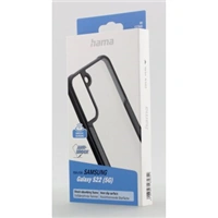 Hama Metallic Frame, kryt pro Samsung Galaxy S22 (5G), průhledný/černý