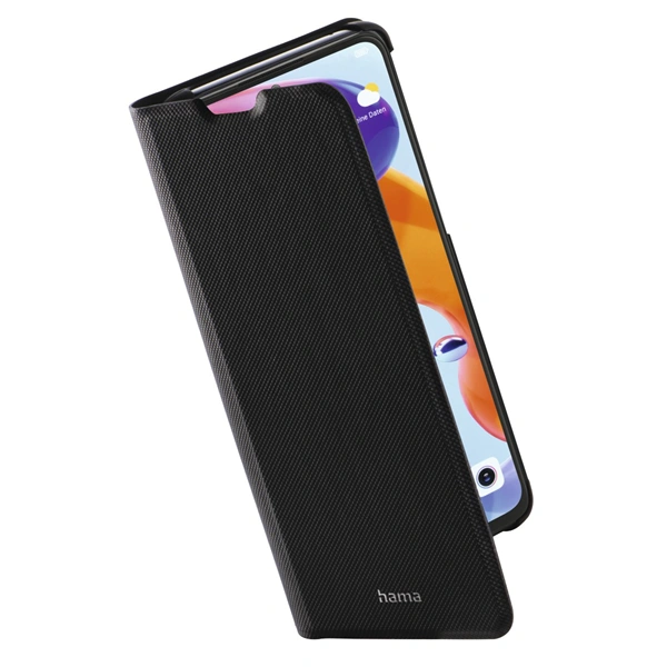 Hama Slim Pro, otevírací pouzdro pro Xiaomi Redmi Note 11 Pro (5G), černé