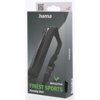 Hama Finest Sports, sportovní bederní taštička na mobil a drobnosti, černá