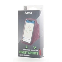 Hama Finest Sports, sportovn pouzdro na mobil, na rameno, XL (4,5"-5"/14,7x7,2 cm), rov