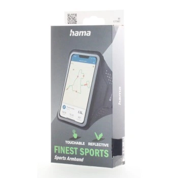 Hama Finest Sports, sportovní pouzdro na mobil, na rameno, XXL (5"-5,5"/15,8x8 cm), antracitové