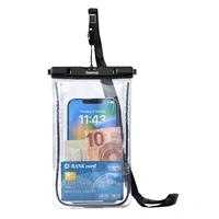 Hama Finest Sports, outdoorov pouzdro na mobil, XXL (5,5"/15,8x8 cm), IPX8, prhledn/ern