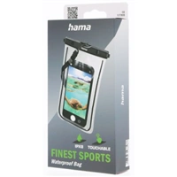 Hama Finest Sports, outdoorov pouzdro na mobil, XXL (5,5"/15,8x8 cm), IPX8, prhledn/ern