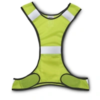 Hama reflexní vesta pro běžce/chodce/cyklisty, kapsa na zip, nastavitelná velikost, neonově žlutá