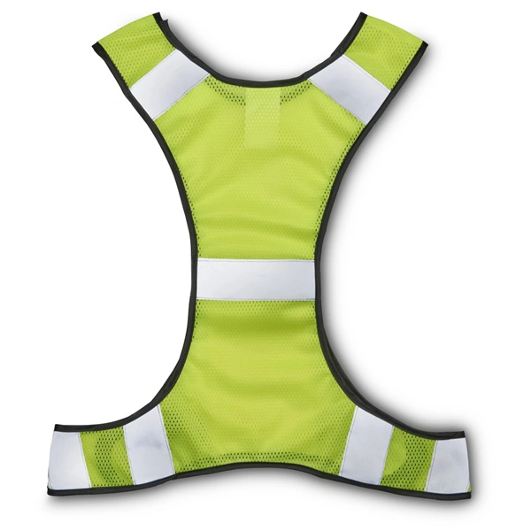 Hama reflexní vesta pro běžce/chodce/cyklisty, kapsa na zip, nastavitelná velikost, neonově žlutá