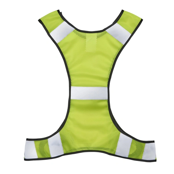 Hama reflexní vesta pro běžce/chodce/cyklisty, kapsa na zip, nastavitelná velikost, neonově žlutá