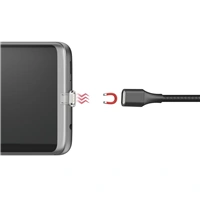 Hama micro USB kabel Magnetic, A vidlice - micro B vidlice magnetick, 1 m