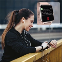 Hama Fit Watch 5910, sportovn hodinky, vododoln, GPS, pulz, kalorie, krokomr atd, rov zlato