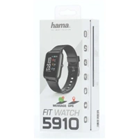Hama Fit Watch 5910, sport. hodinky ern, vododoln, GPS, pulz, krokomr atd.