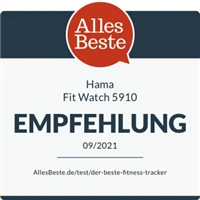 Hama Fit Watch 5910, sport. hodinky ern, vododoln, GPS, pulz, krokomr atd.