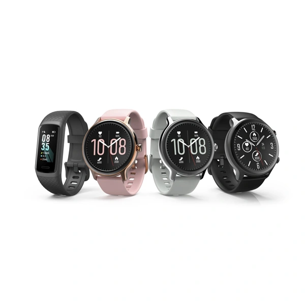 Hama Fit Watch 4910, sportovní hodinky, pulz, oxymetr, kalorie, vodě odolné, růžové