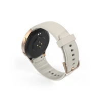 Hama 8900, smart hodinky, GPS, AMOLED 1,32, funkce telefonovn, Alexa, bov/zlat