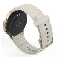 Hama 8900, smart hodinky, GPS, AMOLED 1,32, funkce telefonovn, Alexa, bov/zlat