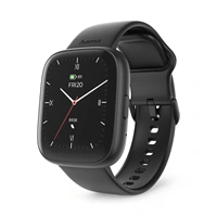 Hama 4000, smart hodinky, funkce telefonování, voděodolné IP68, Siri/ Google Assistant, černé